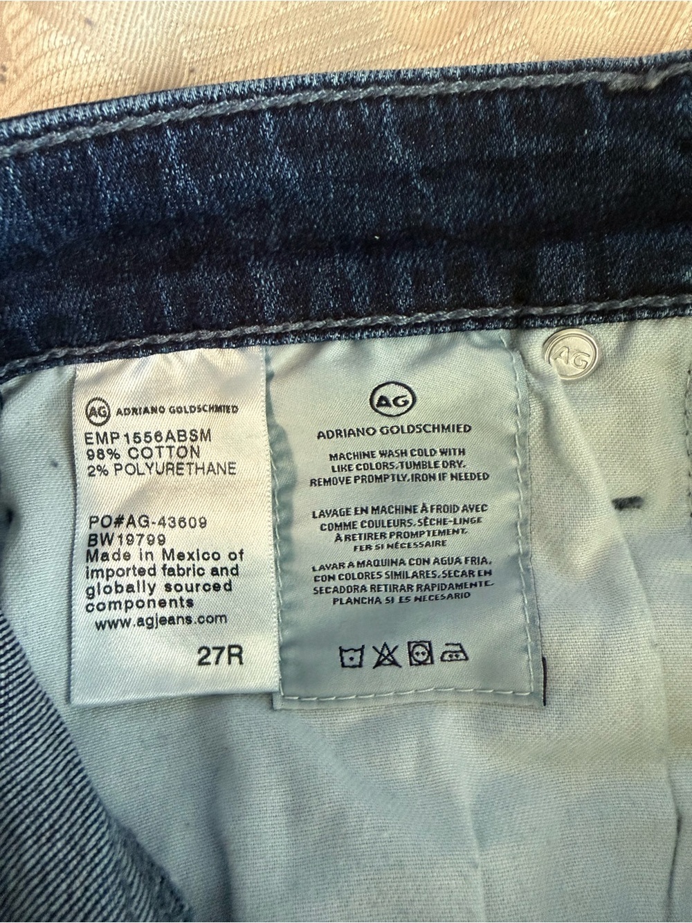 AG Adriano Goldschmied x Anthropologie Stevie Ankle Jeans 27R High Rise Premium - Picture 8 of 10
